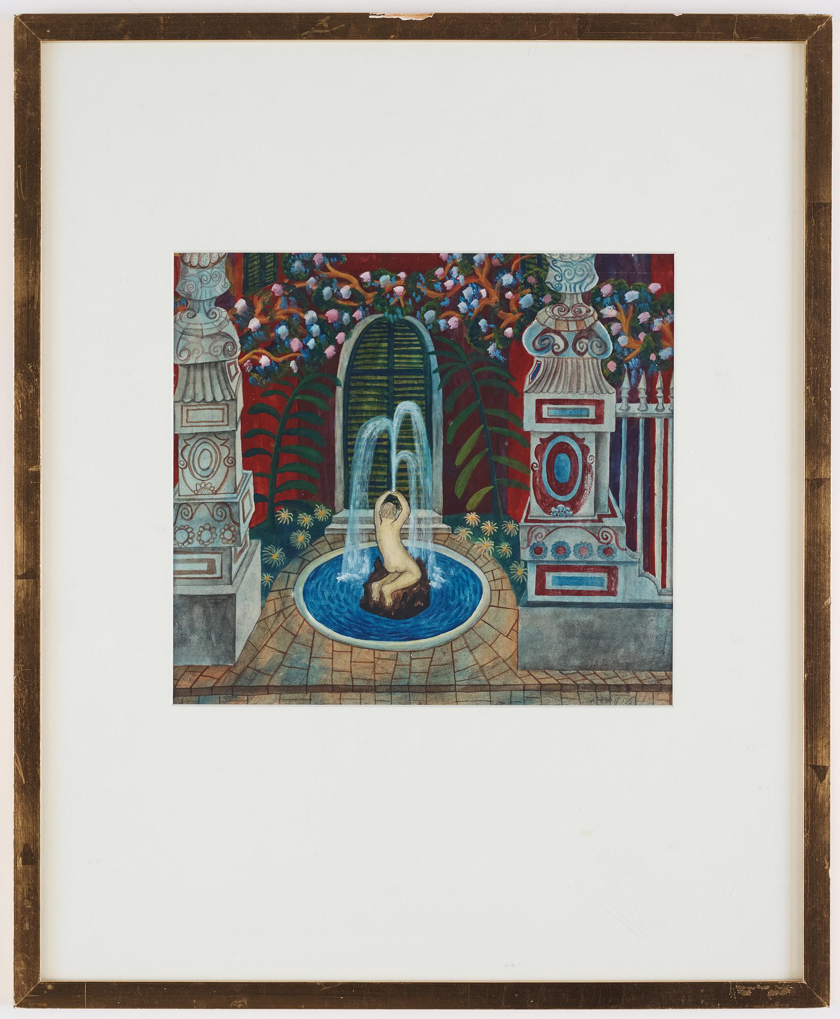 Mårten Andersson, Bath in the fountain.