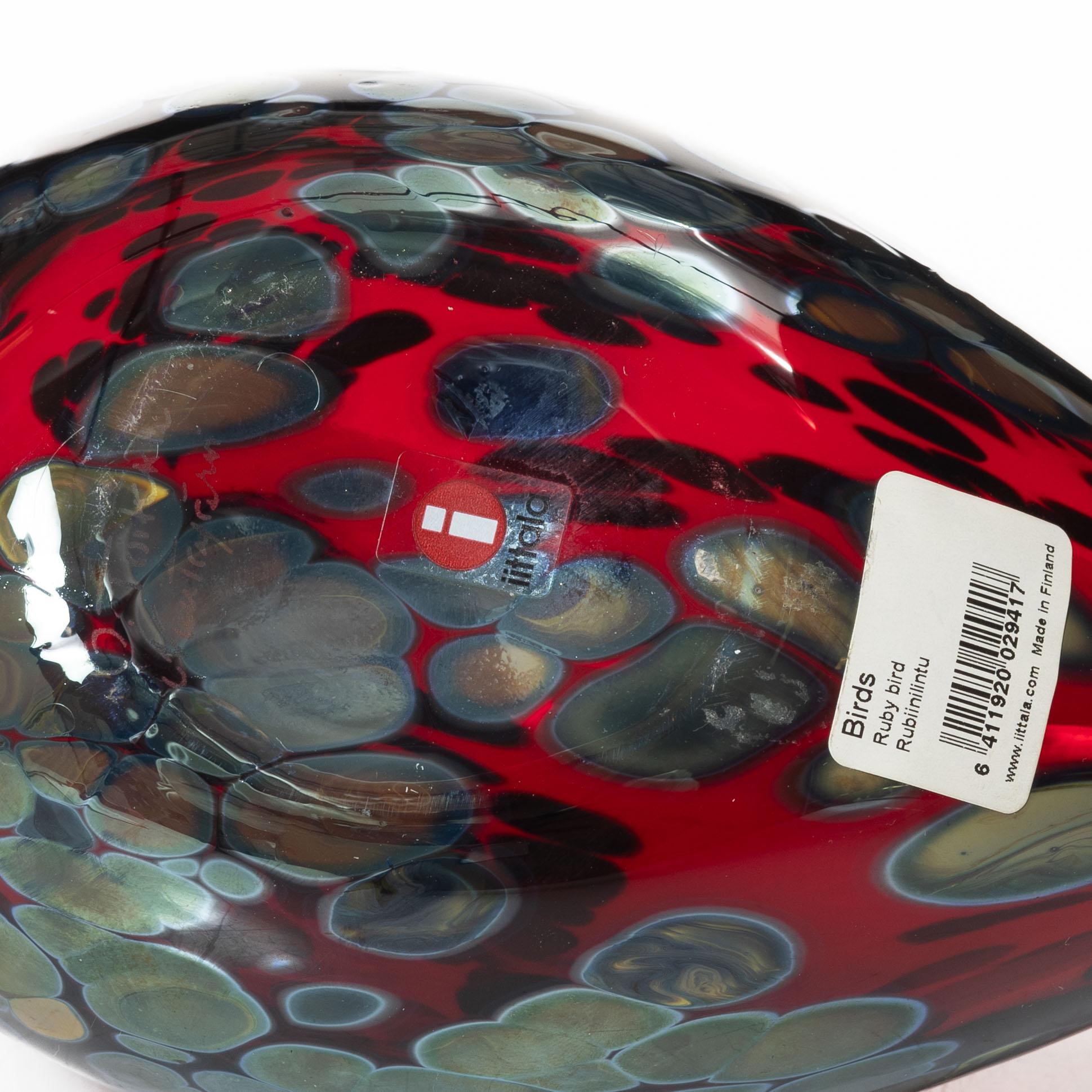 Oiva Toikka, a 'Ruby bird', Nuutajärvi, Finland.