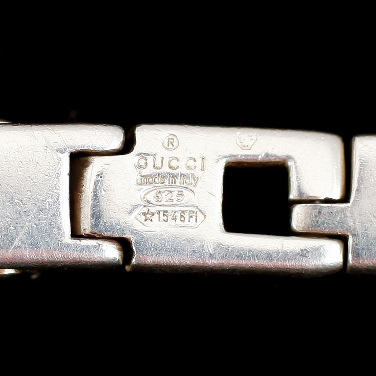 ARMBAND, silver, Gucci. Vikt ca 24 gram.