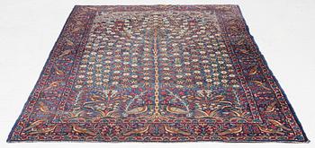 Rug, figural, "Tree of Life", semi-antique, 220x140 cm.