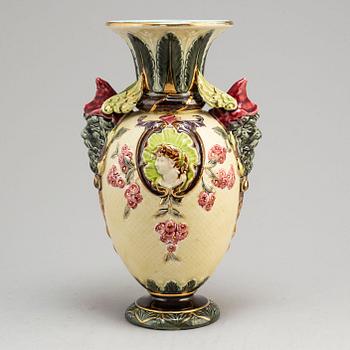 A ceramic vase from Rörstrand, late 19th Century.