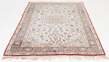 A semi antique Nain Tuteshk rug, Central Persia, c. 190 x 108 cm.