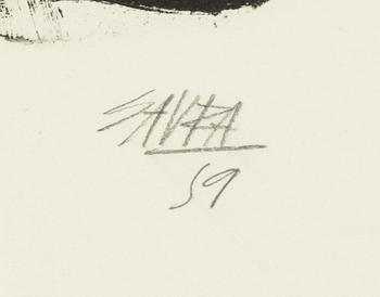 Antonio Saura, Utan titel.