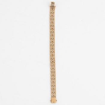 Bracelet, 18k gold, Swedish import mark.