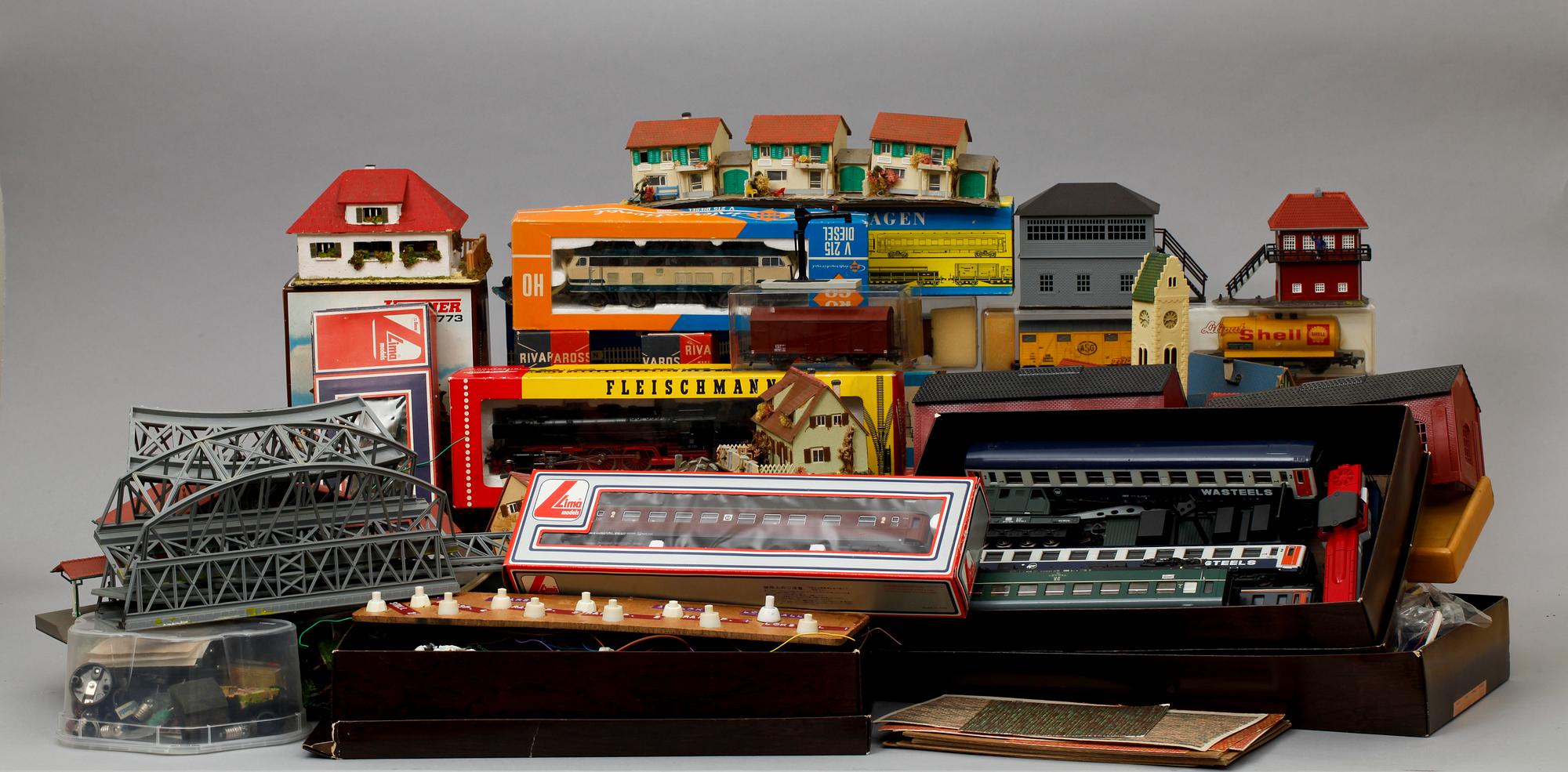 PARTI MODELLJÄRNVÄG, bl a Fleishman, Lima, Pico m fl, 1900-talets andra hälft.