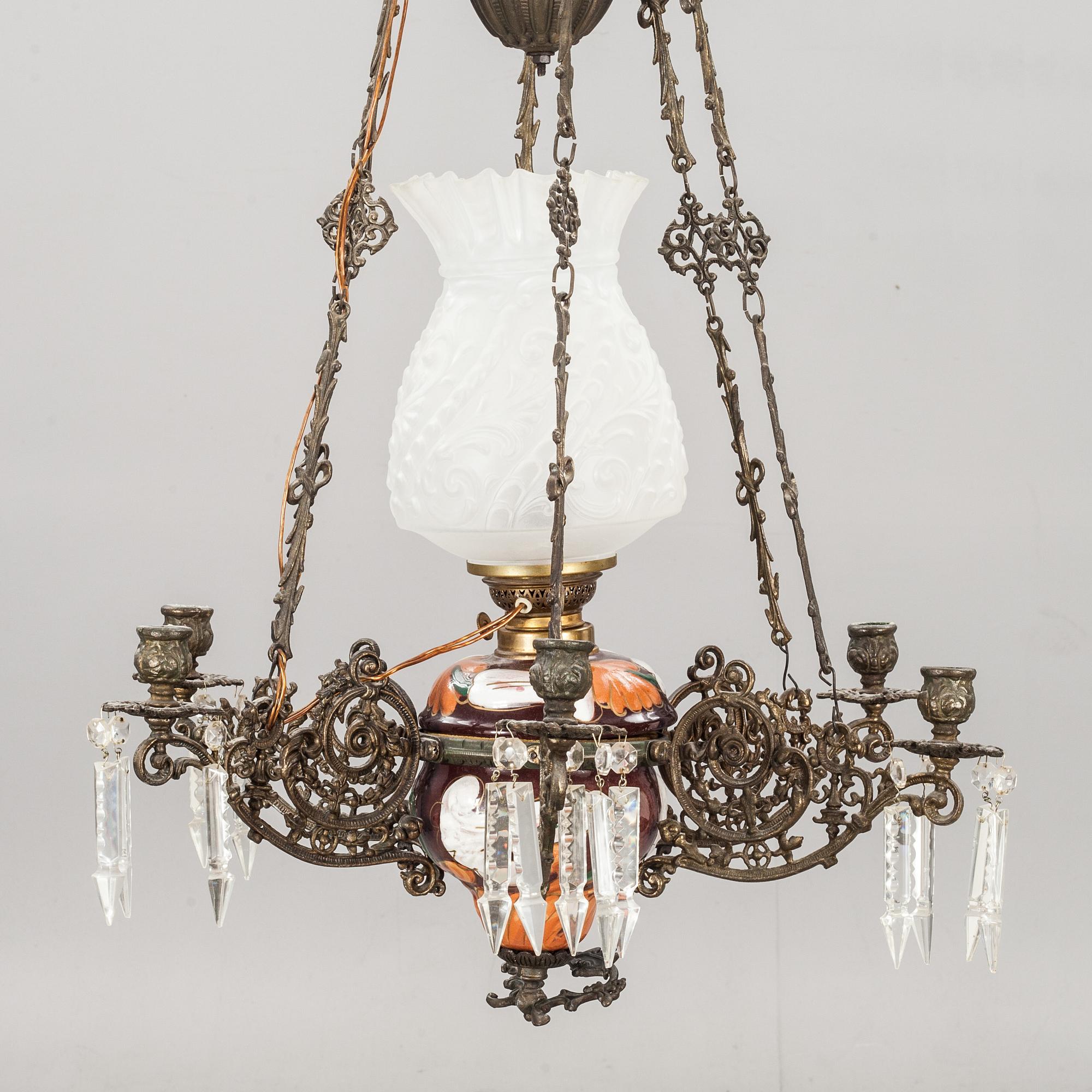 TAKFOTOGENLAMPA, 1800/1900-tal.