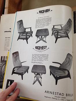 A Rastad & Relling teak 'Rock 'n rest', lounge chair, Arnestad Bruk, Norway 1950's.