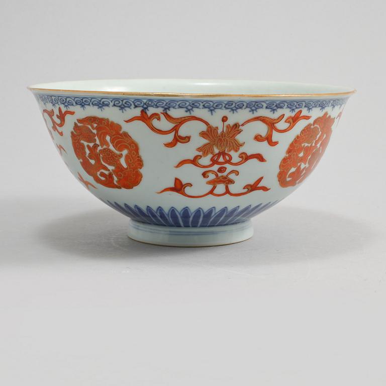 SKÅL, porslin, Kina, qianlong, 1736-1795.