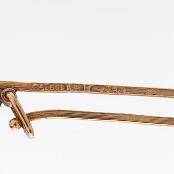 Björn Weckström, "Magic pearl," necklace, cultured pearl, 14K gold, Lapponia 1968.