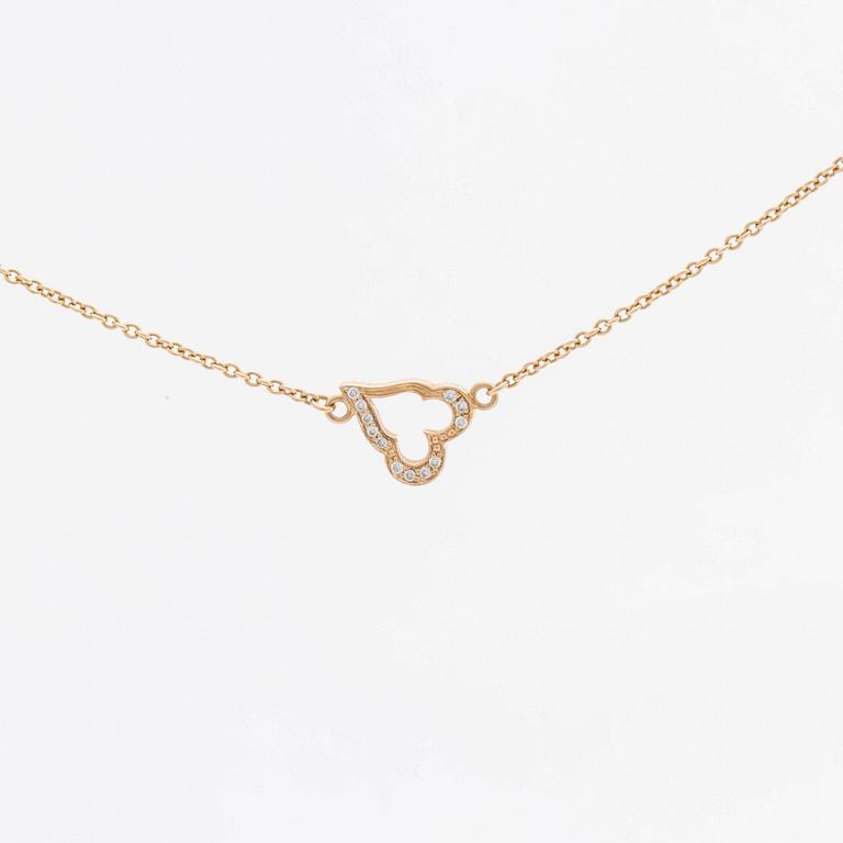 EFVA ATTLING, ARMBAND 18K guld m briljanter 0,12 ct enligt gravyr.