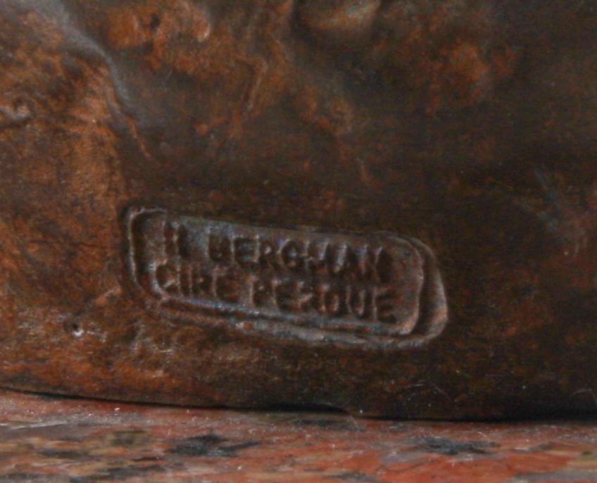 ARVID KNÖPPEL, skulptur, brons, sign.