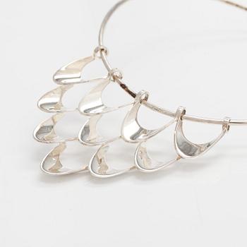 Theresia Hvorslev, necklace, silver, Alton, Falköping 1973.