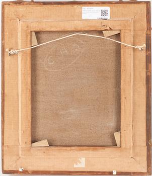 ERNEST ANGE DUEZ. Olja på uppfordrad duk. Signerad E A Duez.