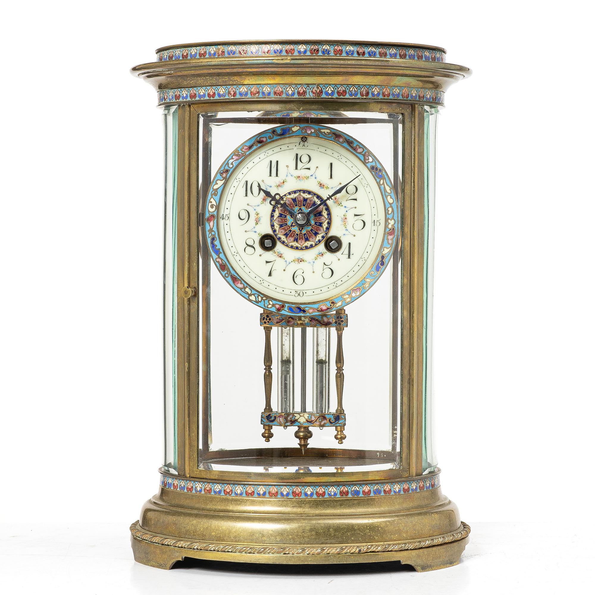 Mantel clock, Samuel Marti et Cie, France, late 19th century.