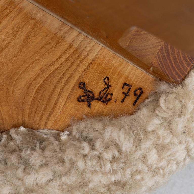 Bernt Bäckdahl, a pair of stools, one signed and dated -79.