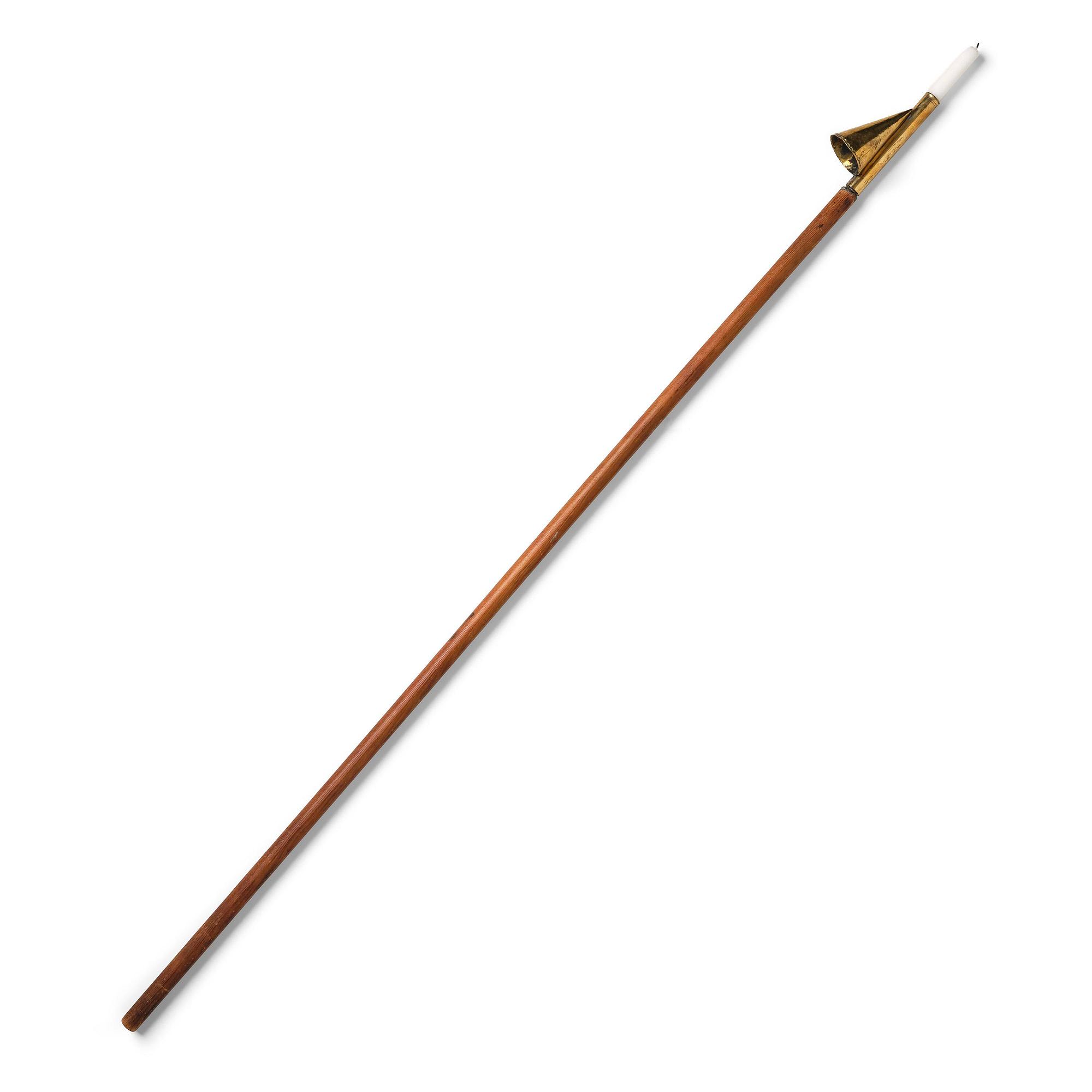 Candle snuffer/lighter for chandeliers, Sweden, probably 19th century.
