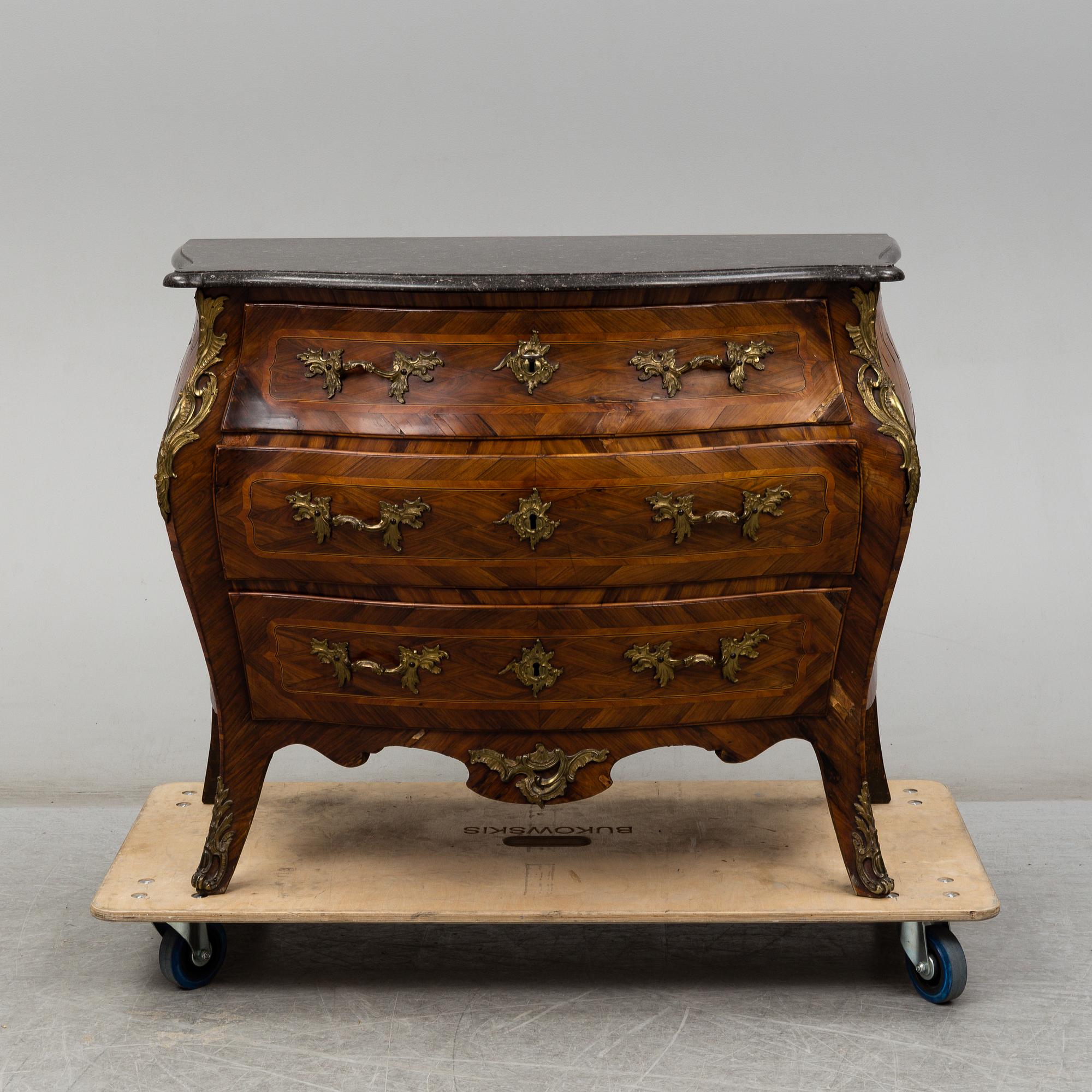 BYRÅ, stockholmsarbete, 1700-talets andra hälft, rokoko.