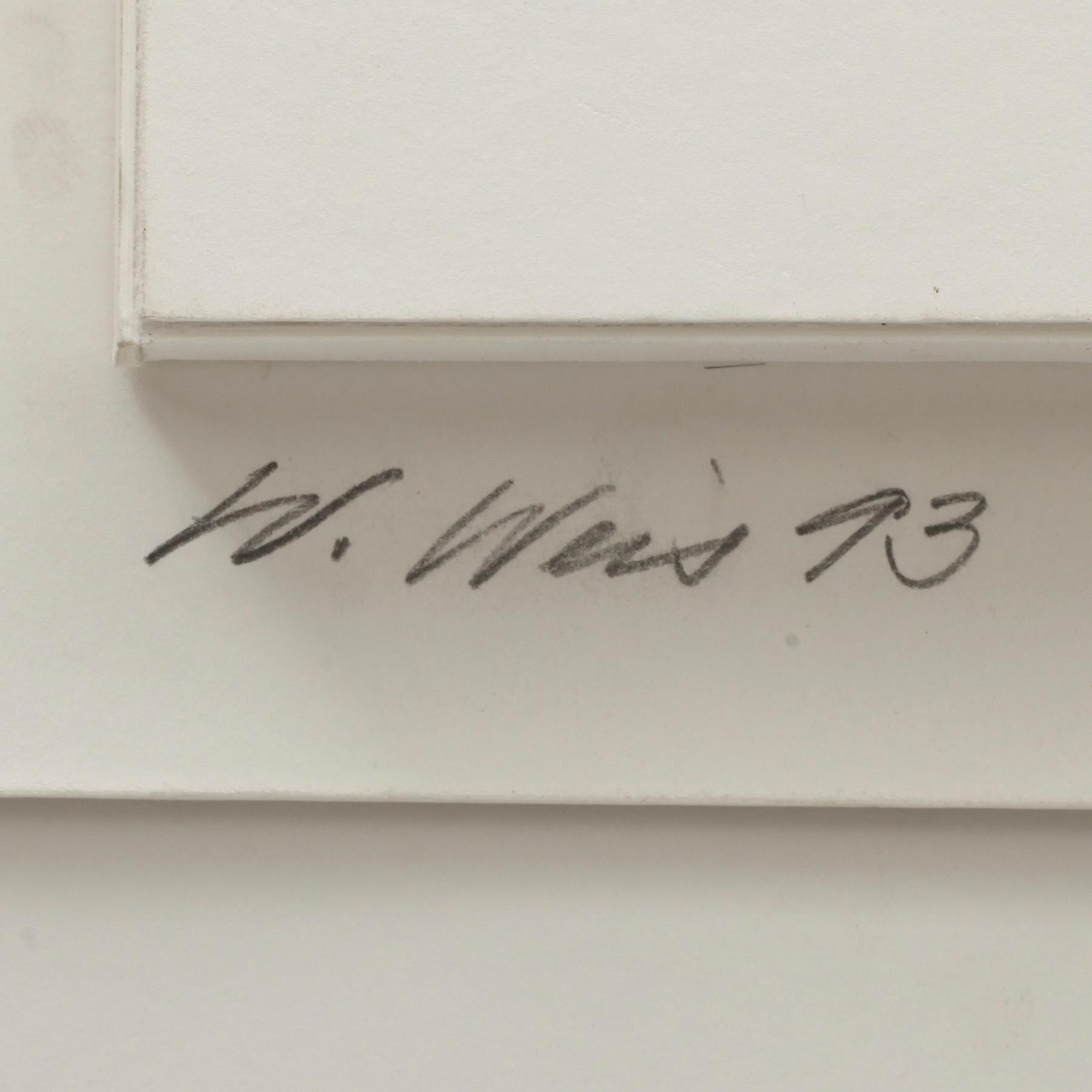 WALTER WEISS, skulptur, sign o dat 93 a tergo.