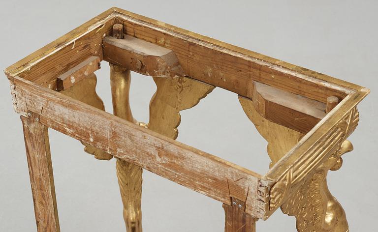 A 19th century Empire console table.