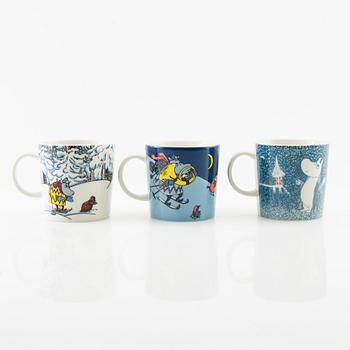 Mugs 9 pcs Moomin characters/Moomin Arabia Finland.