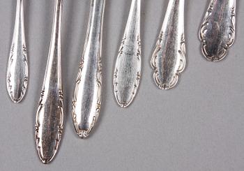 BESTICKSERVIS, nysilver, "Haga", 1900-talets mitt.