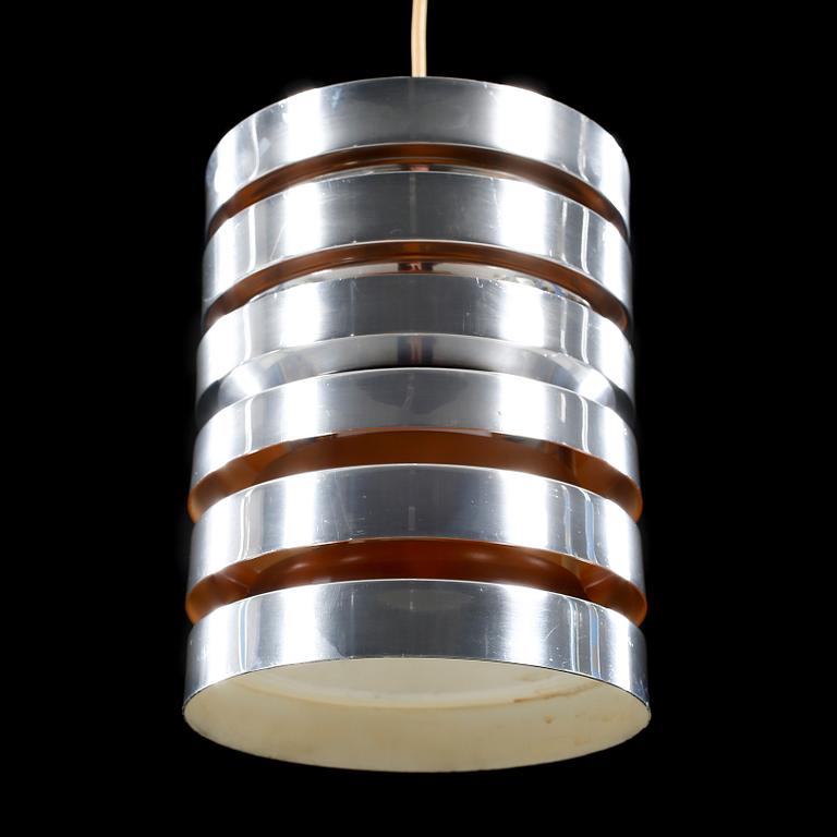 CARL THORE, taklampa, 1960/70-tal. Höjd 22 cm.