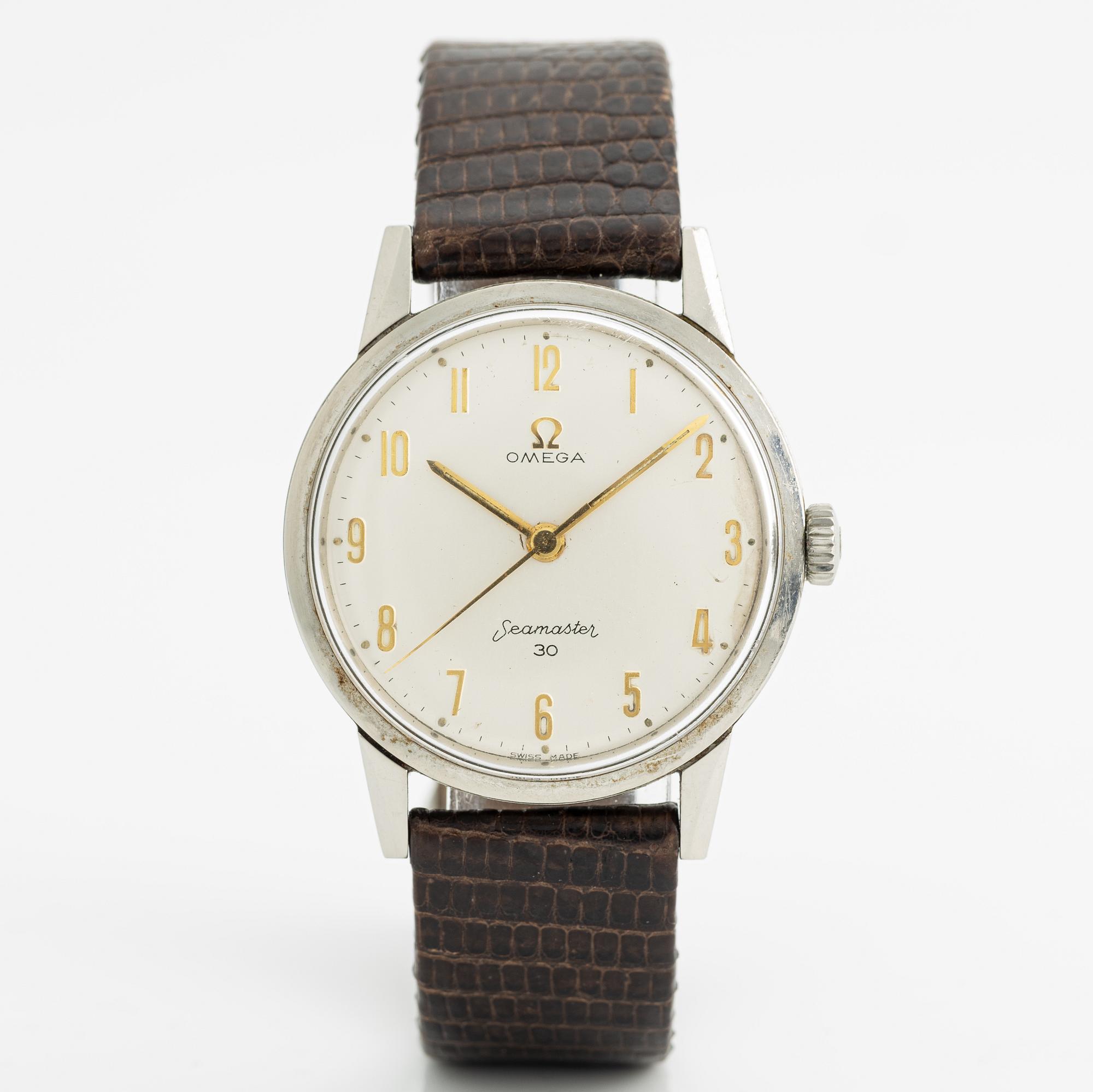 Omega, Seamaster 30, armbandsur, 35 mm.