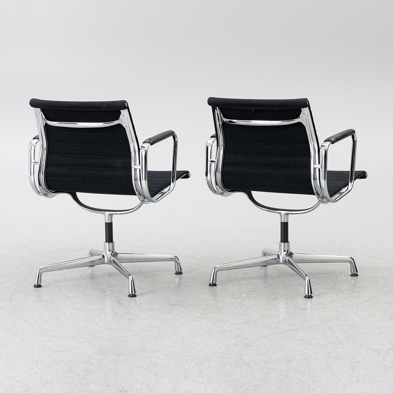 Charles & Ray Eames, A pair of EA 108 armchairs, Vitra.