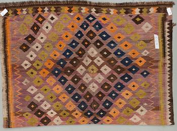 KELIM, semiantik, Uzbekistan. Ca 287x220 cm.