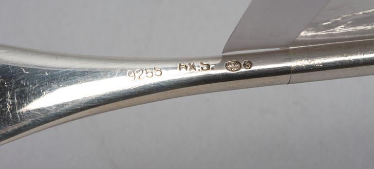 ISSLEV, sterling silver, svenska importstämplar, 1900-talets senare del.