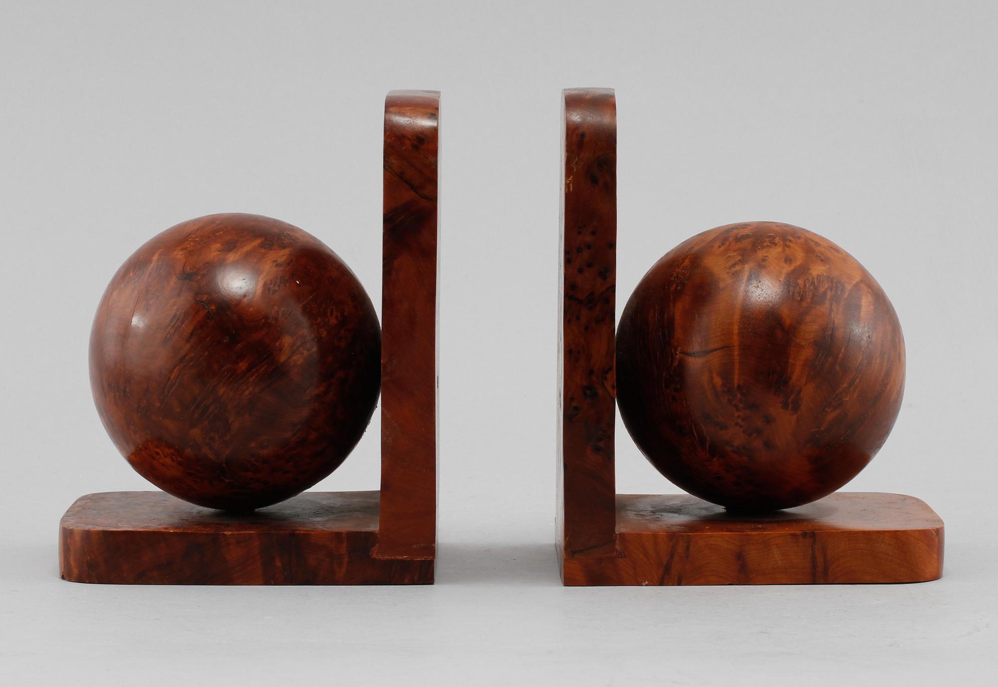 BOKSTÖD, art deco-stil, 1900-talets andra hälft.