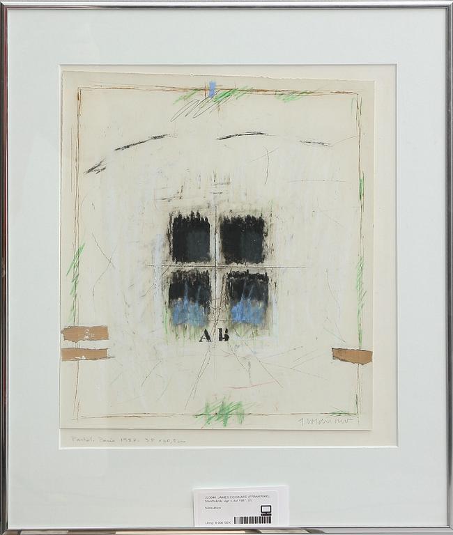 JAMES COIGNARD, blandteknik, sign o dat 1987.