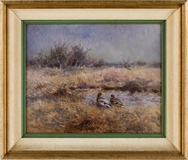 MOSSE STOOPENDAAL, olja på duk, sign.