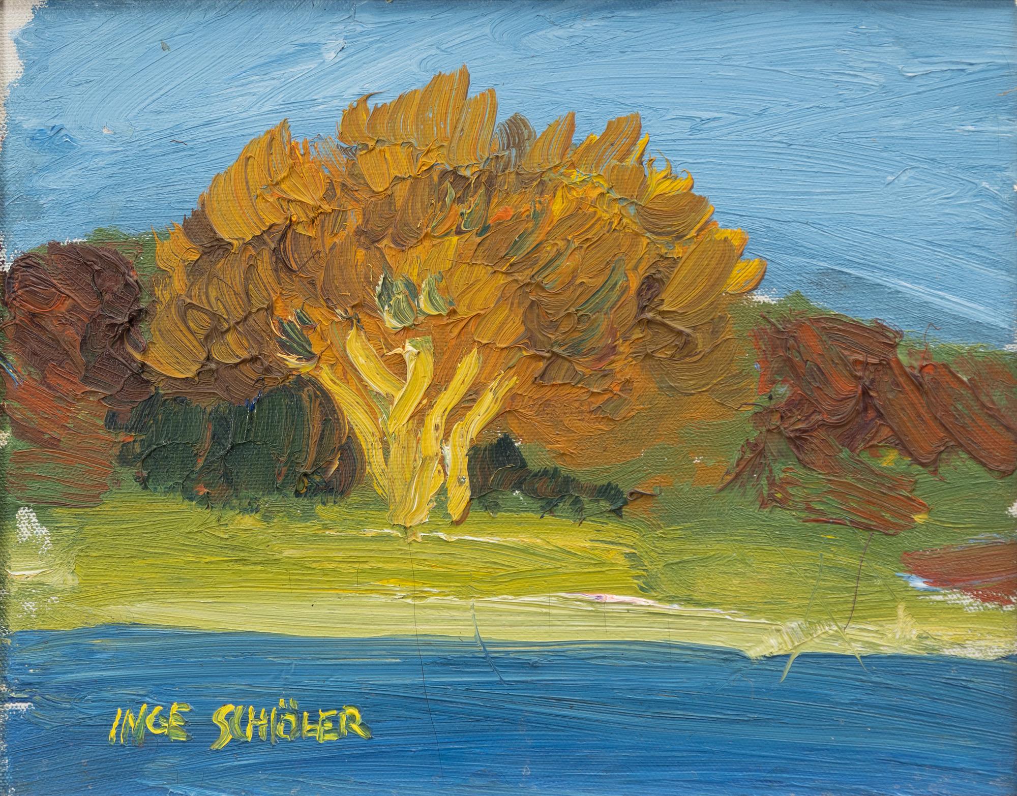 Inge Schiöler, Trees in Autumnal Colours.