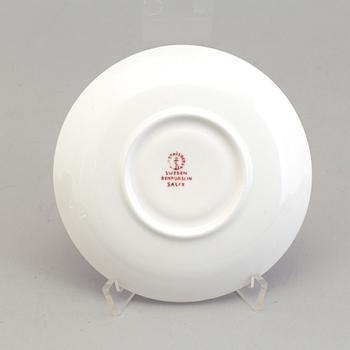 STIG LINDBERG, kaffeservis, 16 delar, benporslin, "Salix", Gustavsberg, 1960/60-tal.