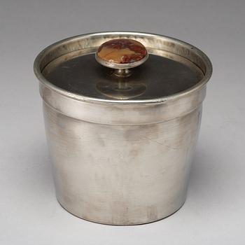 Estrid Ericson, a pewter ice bucket, Svenskt Tenn, Stockholm 1956, model number 2664.