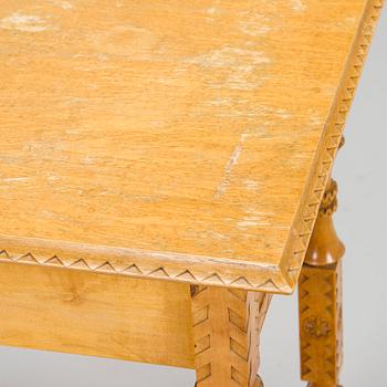 Yrjö Blomstedt, kirjoituspöytä ja jakkara, 1898.