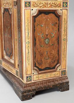 An Italian late 18th century cupboard.