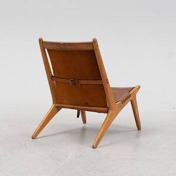 Uno & Östen Kristansson, fåtölj, "Vilstol / jaktstol 204", Luxus Vittsjö, 1960-tal.