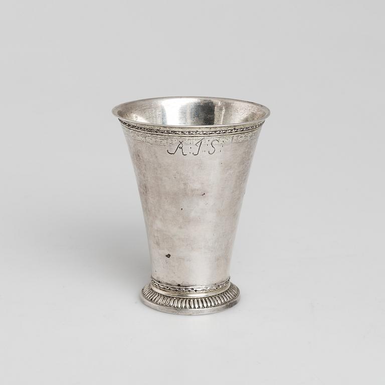 JONAS BERG, bägare, silver, Sverige, Stockholm, 1764.