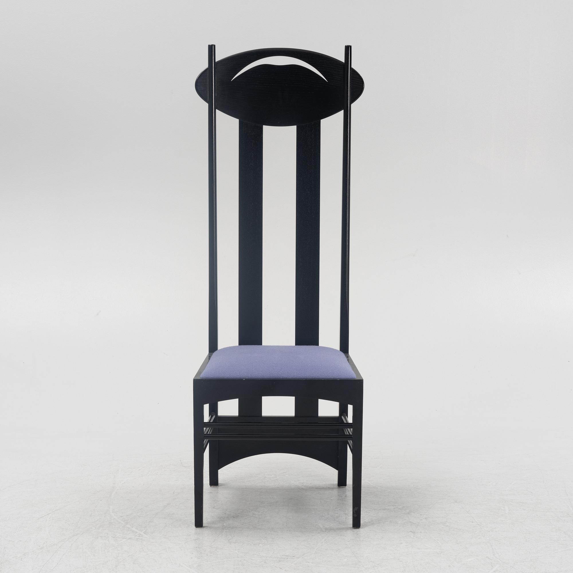 Charles Rennie Mackintosh, stol "Argyle", Cassina.