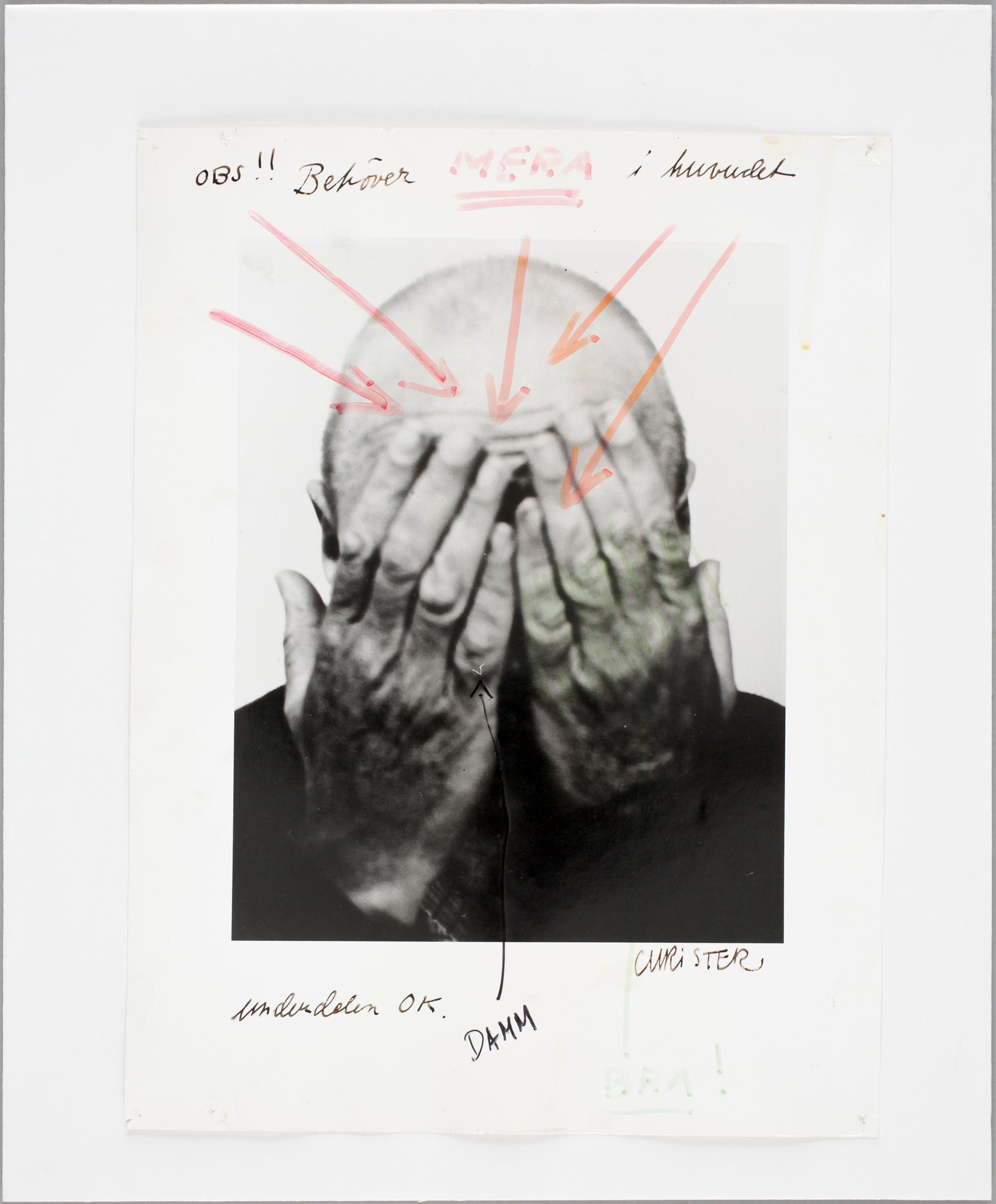 CHRISTER STRÖMHOLM, silvergelatinfotografi, sign, 1986.