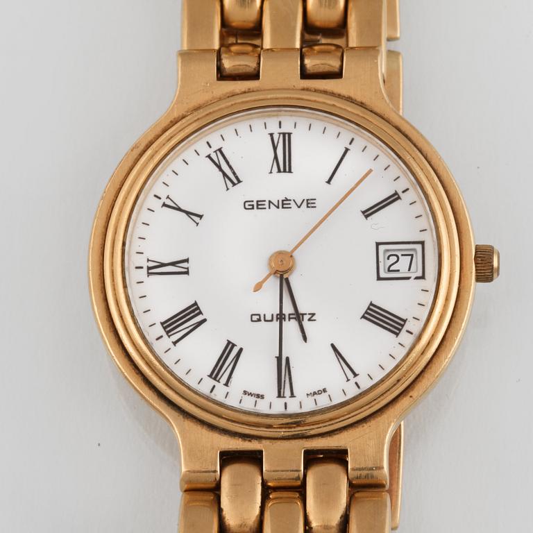 ARMBANDSUR, 18K guld, Genève. Vikt 68,6 gram.