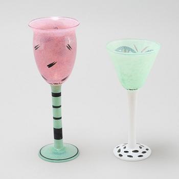 ULRICA HYDMAN-VALLIEN, glas, 12 st, Kosta Boda, sent 1900-tal.