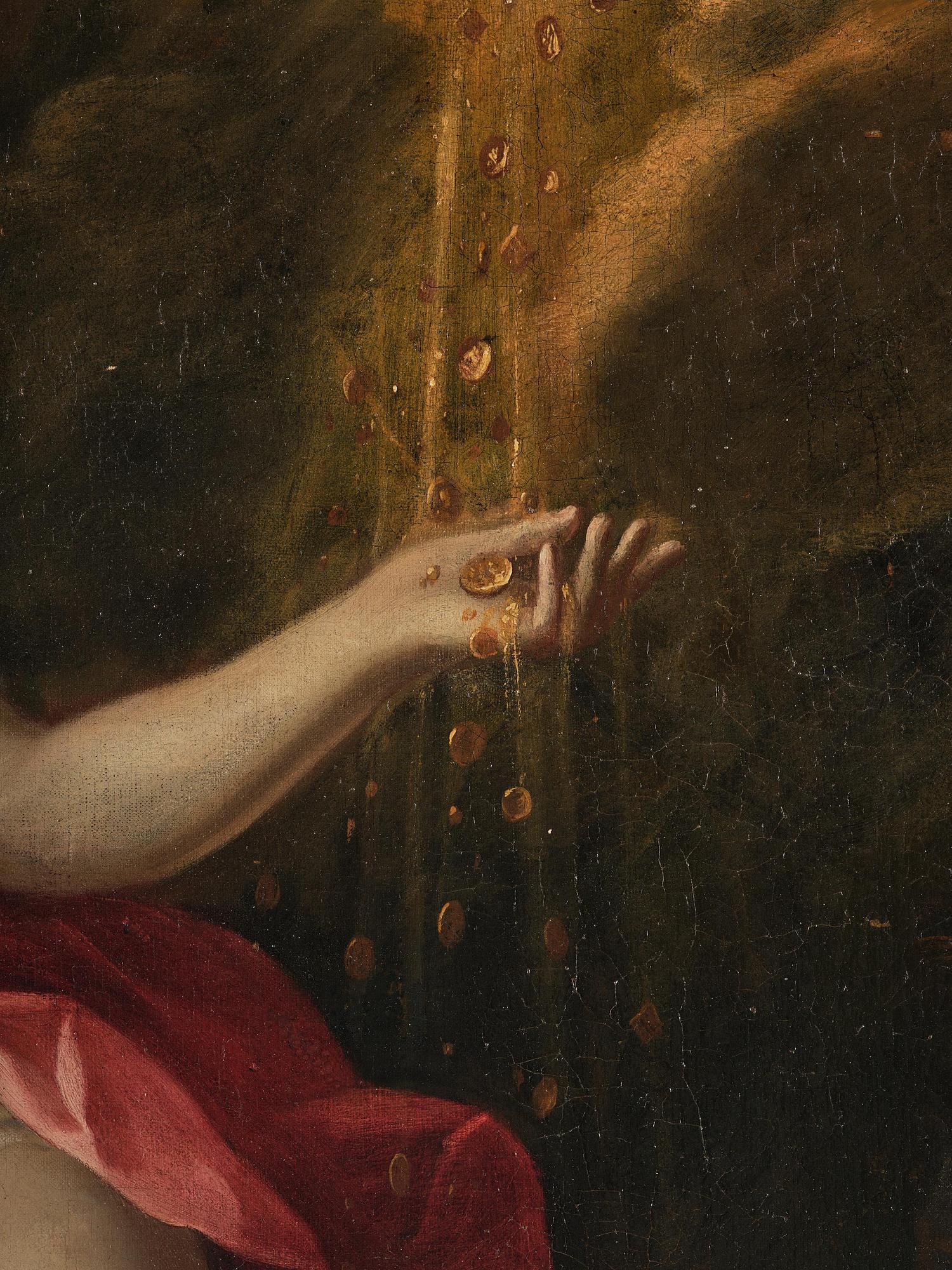 David Klöcker Ehrenstrahl, studio of, Danaë and the shower of gold.