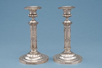 392. A PAIR OF CANDLESTICKS.