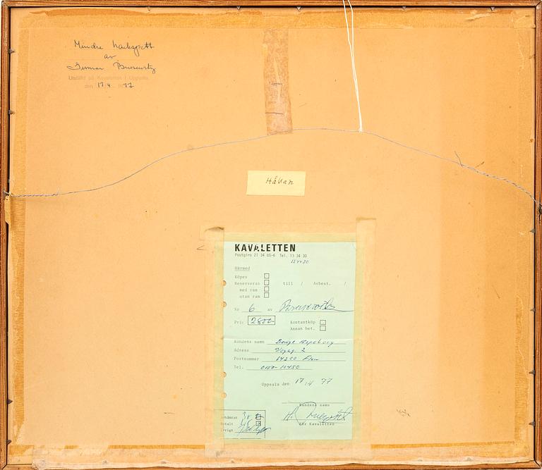 Gunnar Brusewitz, "Mindre hackspett".