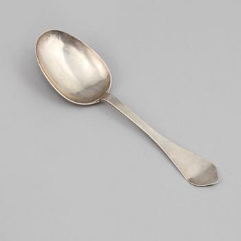 SKED, silver, Johan Wennerwall, Göteborg, 1756, vikt 50 g.