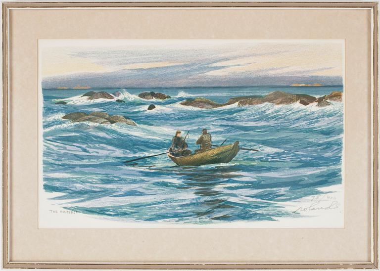 ROLAND SVENSSON, Färglitografi, signerad och numrerad 75/400.