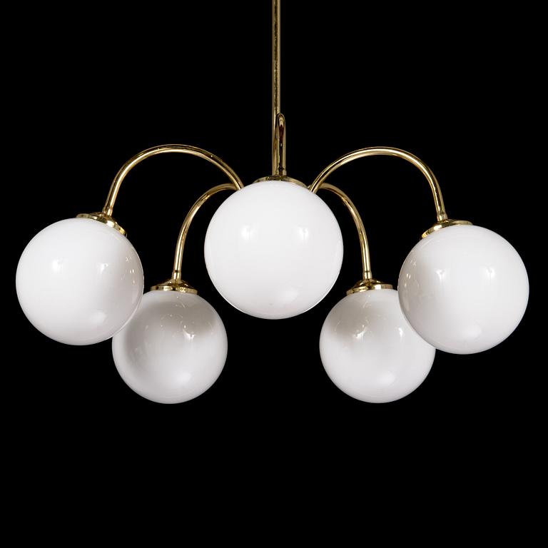 A ceiling lamp model 2024/5, for AT-valaisin Finland, late 20th century.